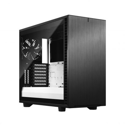 Fractal Design Корпус eATX Fractal Design FD-C-DEF7A-05 черный/белый, без БП, с окном из закаленного стекла, USB Type-C, 2*USB 3.0 Define 7 Black/White TG Clear Tint FD-C-DEF7A-05