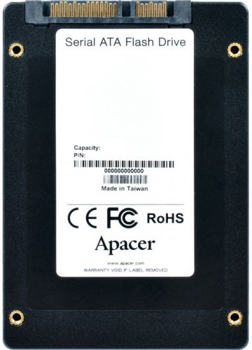 Apacer Накопитель SSD 2.5'' Apacer PPSS25 256GB SATA 6Gb/s 3D TLC 550/490MB/s IOPS 84K/86K MTBF 2M RTL AP256GPPSS25-R 