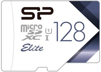 Silicon Power Карта памяти 128GB Silicon Power Elite microSDHC Class 10 UHS-I Colorful SP128GBSTXBU1V21 