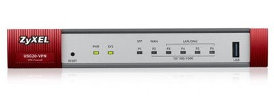 Zyxel Межсетевой экран Zyxel ZyWALL USG20-VPN 1xWAN 4xLAN1/LAN2/DMZ 2xUSB USG20-VPN