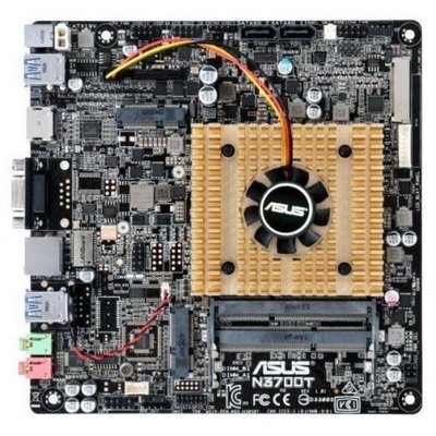 ASUS Материнская плата ASUS N3700T/C/SI с процессором Intel 2xDDR3 2xSATAIII mini-ITX OEM N3700T/C/SI