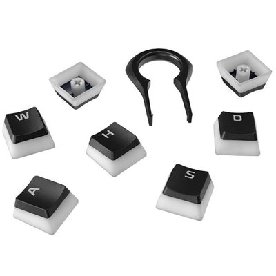 HyperX Игровая клавиатура HyperX Pudding Keycaps Full Key Set (HKCPXA-BK-RU/G) 