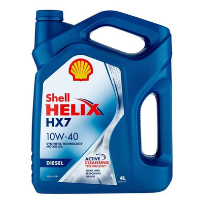 Shell Моторное масло SHELL Helix Diesel HX 7 10W-40 4л. полусинтетическое [550046373] 550046373