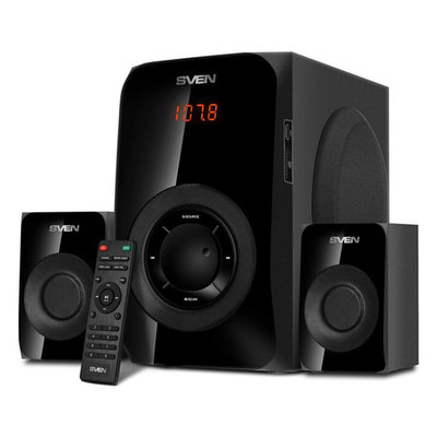 SVEN Колонки Bluetooth SVEN MS-2020, 2.1, черный [sv-018788] SV-018788