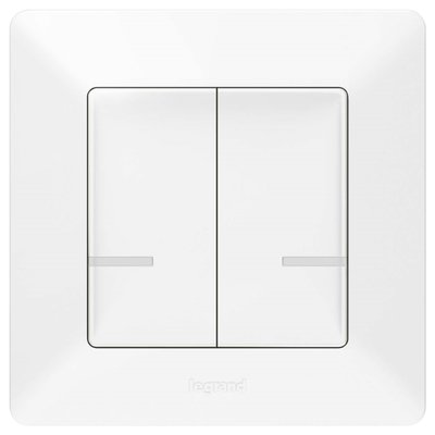Legrand Умный выключатель Legrand VLN-l БЕЛ Выкл 2к б/п (752187) 
