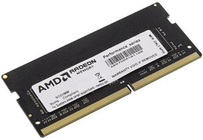 Amd Модуль памяти SODIMM DDR4 16GB AMD 2400MHz, PC4-19200, CL16, 1.2V, Non-ECC, RTL R7416G2400S2S-U 