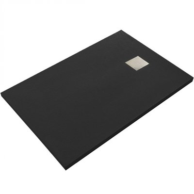 Vincea Душевой поддон из искусственного камня Vincea VST-2SR28012B 120x80 Черный матовый VST-2SR28012B
