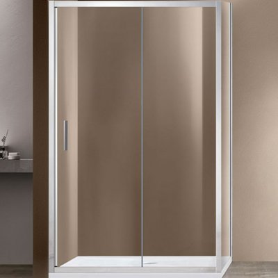 Vincea Душевой уголок Vincea Garda VSR-1G9011CL 110х90 профиль Хром стекло прозрачное VSR-1G9011CL