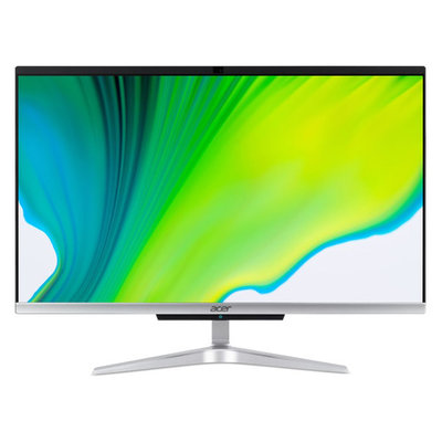 Acer Моноблок ACER Aspire C22-963, 21.5", Intel Core i3 1005 G1, 4ГБ, 1000ГБ, 128ГБ SSD, Intel UHD Graphics, Endless, серебристый [dq.bener.00a] DQ.BENER.00A