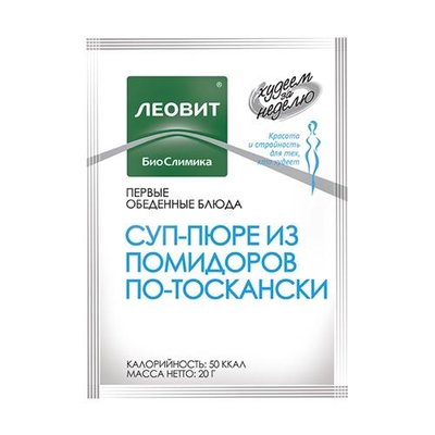Leovit Leovit Суп-пюре из помидоров по-тоскански. Пакет 20 г (Leovit, ) 131129