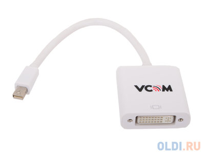 VCOM Telecom Кабель-переходник 0.2м VCOM Telecom Mini DisplayPort - DVI VHD6050 VHD6050