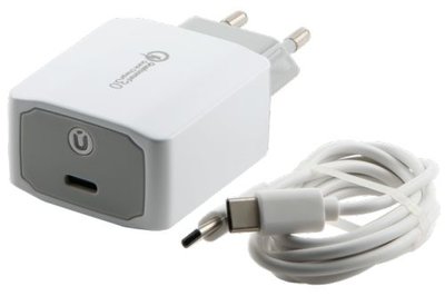 Red Line Зарядное устройство сетевое Red Line УТ000017826 USB Type-C QC 3.0 + кабель Type-C, белый NT-6 УТ000017826