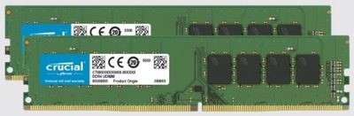 Crucial Модуль памяти DDR4 16GB (2*8GB) Crucial PC4-25600 3200MHz CL22 288pin 1.2V CT2K8G4DFRA32A 
