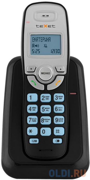 teXet Радиотелефон DECT Texet TX-D6905A черный TX-D6905A