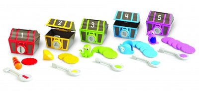 Learning Resources Развивающая игрушка Learning Resources Замки и ключи Пиратское сокровище (30 элементов) LER6808