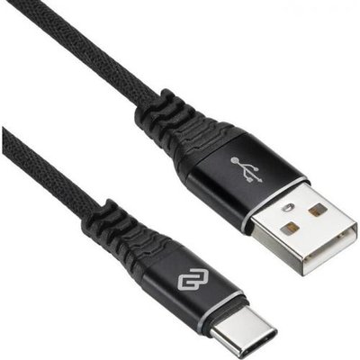 Digma Кабель USB Digma USB A(m) USB Type-C (m) 1.2м черный 