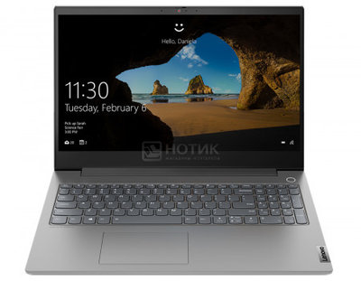 Lenovo Ноутбук Lenovo ThinkBook 15p IMH (15.60 IPS (LED)/ Core i5 10300H 2500MHz/ 16384Mb/ SSD / NVIDIA GeForce® GTX 1650Ti в дизайне MAX-Q 4096Mb) MS Windows 10 Professional (64-bit) [20V30008RU] 20V30008RU