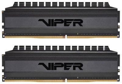Patriot Модуль памяти Patriot Viper 4 Blackout 16Gb KIT2 PC35200 DDR4 4400MHz PVB416G440C8K PVB416G440C8K