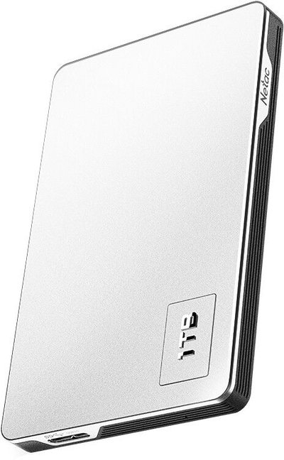 Netac Жесткий диск Netac 1Tb USB 1Tb (NT05K338N-001T-30SL) (серебристый) NT05K338N-001T-30SL