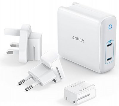 ANKER Сетевое зарядное устройство Anker PowerPort Atom III Duo 60W USB-С x 2 (белый) 
