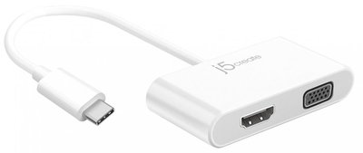 j5create j5create USB-C - VGA HDMI (белый) JCA174
