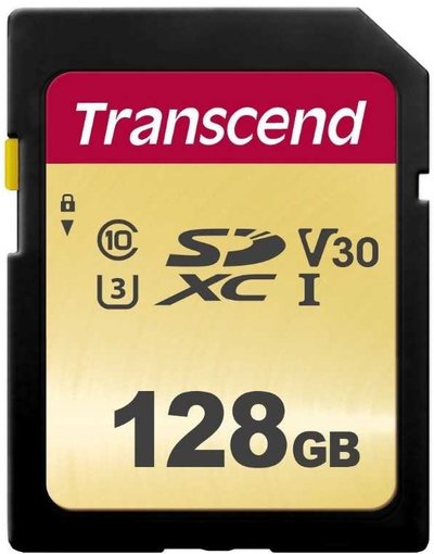 Transcend Карта памяти Transcend SDXC 128 ГБ Class 10, V30, UHS Class 3, R/W 95/45 МБ/с, 1 шт., разноцветный 128GB UHS-I U3 