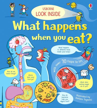Книга: Usborne Look Inside What Happens When You Eat 9781474952958