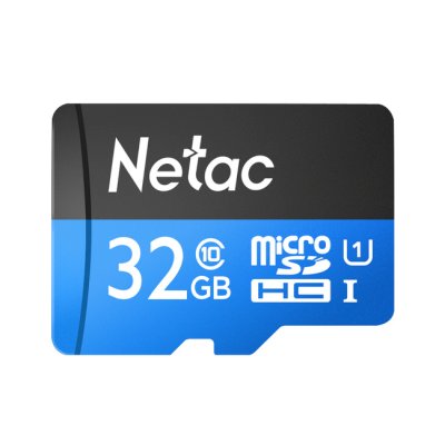 Netac Карта памяти 32GB Netac microSDHC (без SD адаптера) 80MB/s NT02P500STN-032G-S 