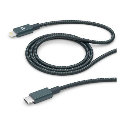 Deppa Кабель DEPPA MFI, USB Type-C (m), Lightning (m), 1.2м, MFI, графитовый 72320 