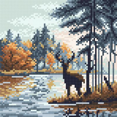 Brilliart МС-056 Олень в лесу Brilliart 