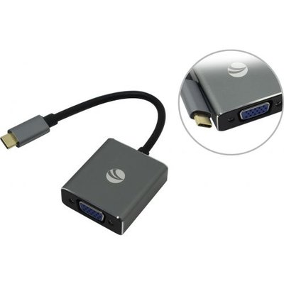 Vcom Адаптер USB VCOM CU421T USB Type-C - VGA 