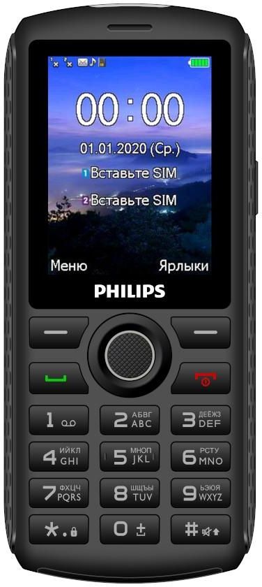 Philips Philips Xenium E218 (темно-серый) 