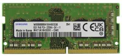 Samsung Модули памяти Samsung 8Gb PC25600 DDR4 SO-DIMM 3200MHz M471A1K43EB1-CWE M471A1K43EB1-CWE