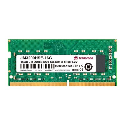 Transcend Оперативная память Transcend 16GB DDR4 SO-DIMM (JM3200HSE-16G) 