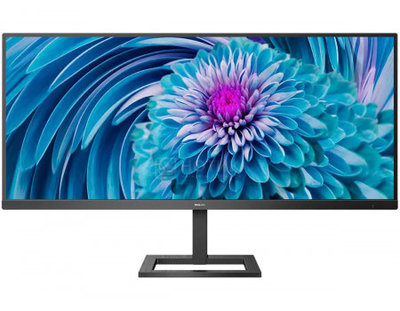 Philips Монитор 34" Philips 345E2AE/00, WQHD, IPS, Curved, 2xHDMI, DP, Черный 345E2AE/00 345E2AE/00