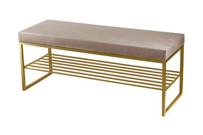 Hoff Банкетка RUBY золотая верх Mocco 1100х400х450 Hoff 