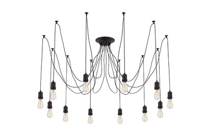 Citilux Люстра Citilux Эдисон CL451122, E27, 900 Вт, кол-во ламп: 12 шт., цвет: коричневый 