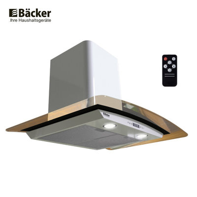 Backer вытяжка Backer qd60e-tgl200rc dg white 