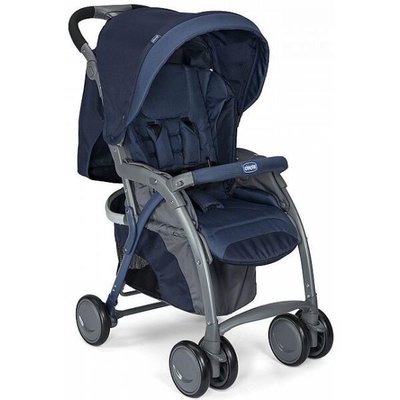 Chicco прогулочная коляска-книга Chicco simplicity plus top blue passion 