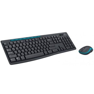 Logitech клавиатура + мышь Logitech wireless combo mk275 (920-008535) 