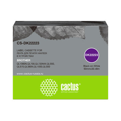 CACTUS Картридж CACTUS , черный CS-DK22223 