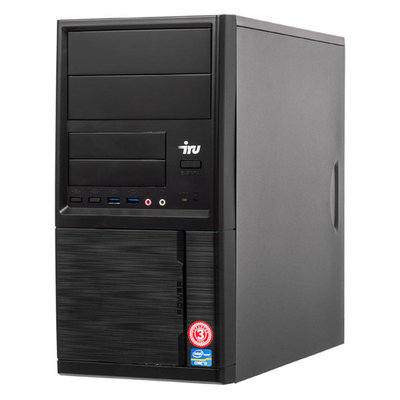 iRU Компьютер IRU Опал 512, Intel Pentium Gold G5420, DDR4 4ГБ, 120ГБ(SSD), Intel UHD Graphics 610, Windows 10 Professional, черный [1478331] 