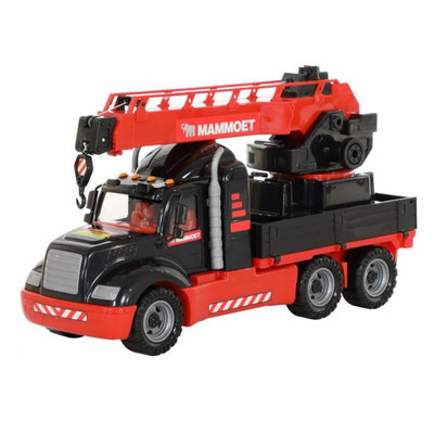 MAMMOET Автокран Mammoet Toys с поворотной платформой 205-01 56771, 53 см, красный/черный кран с поворотной платформой (56771_PLS) 