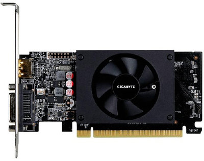 Gigabyte Видеокарта GIGABYTE GeForce GT710 2GB GDDR5 (GV-N710D5-2GL) 