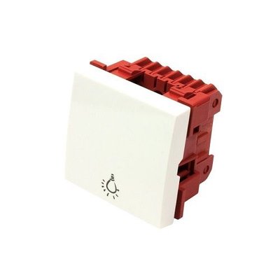 LANMASTER Выключатель Lanmaster LAN-EC45x45-S1L-WH 