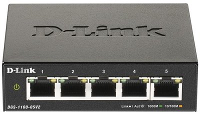 D-Link Коммутатор D-link DGS-1100-05V2/A1A 