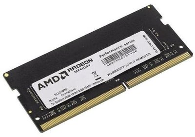 Amd Модуль памяти SODIMM DDR4 4GB AMD PC4-21300 2666MHz CL16 1.2V Bulk R744G2606S1S-UO 