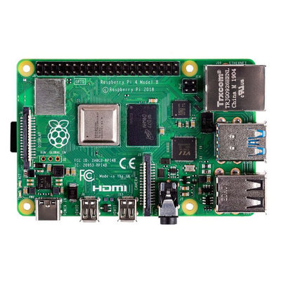 Raspberry Мини ПК RASPBERRY Pi 4 Model B, Broadcom BCM2711, LPDDR4 4ГБ, CR, noOS [ra545] 