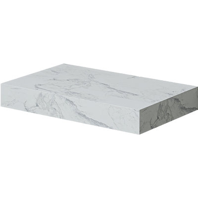 Velvex Столешница под раковину Velvex Unique Unit 80 st.UNI.80-630 Белый мрамор st.UNI.80-630