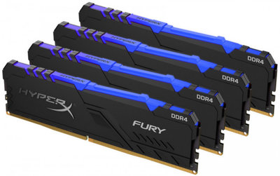Kingston Kingston DDR4 64GB HyperX Fury RGB HX436C18FB4AK4/64 (черный) HX436C18FB4AK4/64